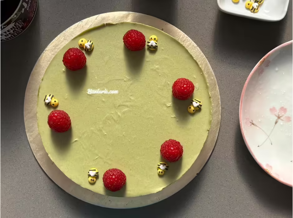 No bake matcha green tea cheese cake