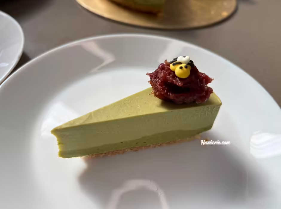 No bake matcha green tea cheese cake