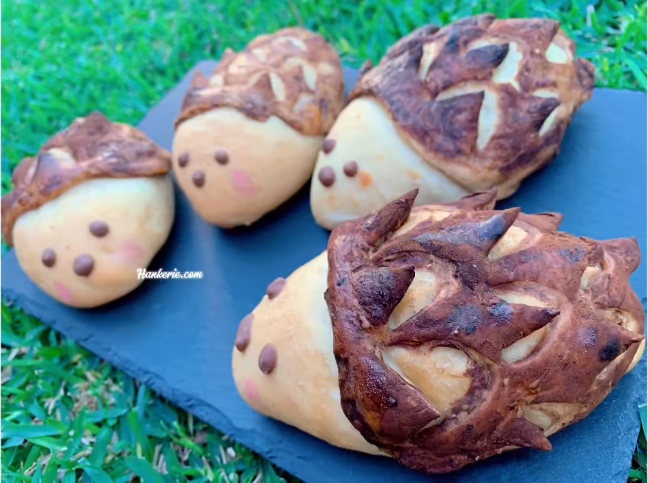 How to Make Cute and Delicious Porcupine Hedgehog Bread 11 porcupine hedgehog bread