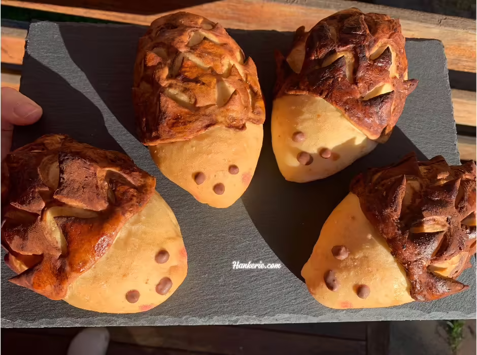 How to Make Cute and Delicious Porcupine Hedgehog Bread 2 porcupine hedgehog bread