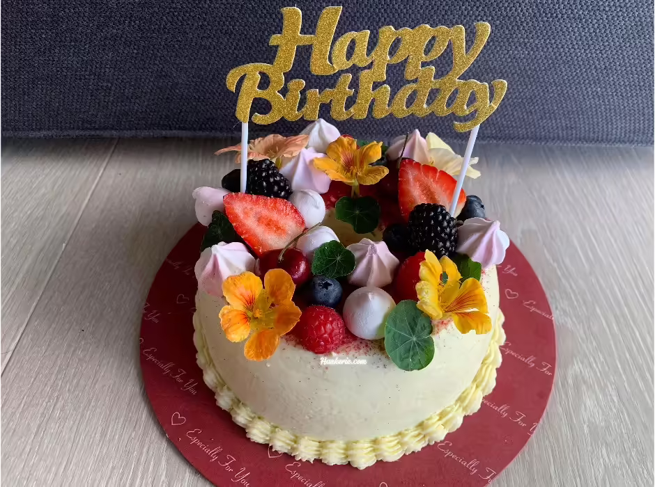 How to Make a Bakery-Style Pandan Chiffon Birthday Cake 2 Pandan Chiffon Birthday Cake